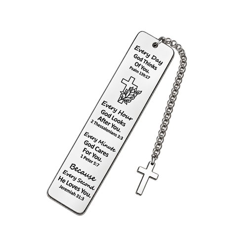 Scripture Metal Bookmark